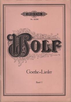 Goethe-Lieder; Teil: Band 1