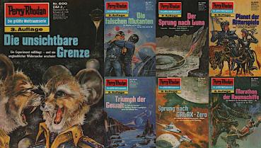 Perry Rhodan Nr. 600-606 ; 7 Heftromane / Konvolut.