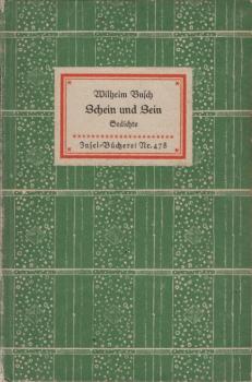 Schein und Sein. Mit einem Nachwort von Hans Balzer.