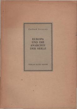 Europa und die Anarchie der Seele : [Essays].