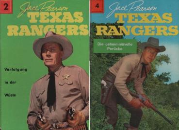 2 Bände aus der Reihe Texas-Rangers : 1., Verfolgung in der Wüste (= Texas Rangers; Bd. 2)  / 2., Die geheimnisvolle Perücke (= Texas-Rangers; Bd. 4)