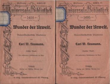 Wunder der Urwelt. Naturwissenschaftliche Plaudereien. 2 Bde.