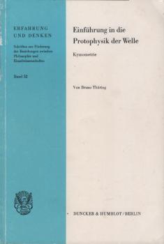 Einführung in die Protophysik der Welle : Kymometrie.