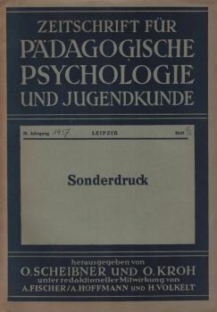 Leitgedanken zur Gestaltung nationalpolitischer Schülerlehrgänge. Sonderdr. aus Zeitschrift für Pädagogische Psychologie und Jugendkunde. 38. Jg., 1937.