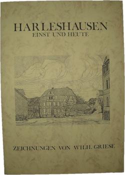 Harleshausen einst und heute : Zeichnungen von Wilh. Griese (Faltmappe mit 7 Drucken)