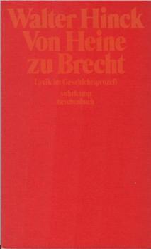 Von Heine zu Brecht : Lyrik im Geschichtsprozess.