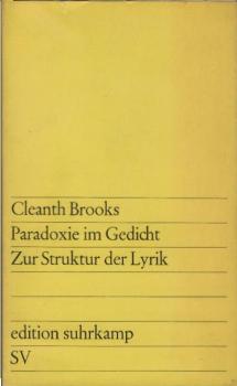 Paradoxie im Gedicht : Zur Struktur d. Lyrik.