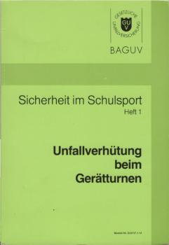 Unfallverhütung beim Gerätturnen.
