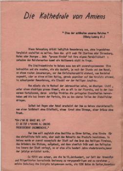 Die Kathedrale von Amiens.