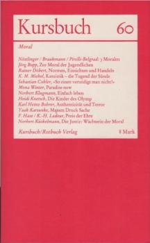 Kursbuch 60: Moral; Juni 1980