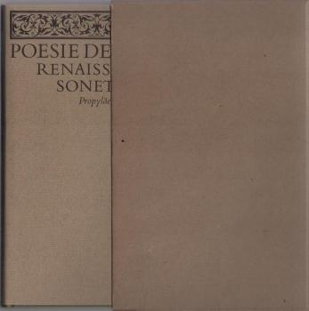 Poesie der Welt; Teil: Renaissance-Sonette.