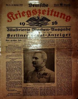 Deutsche Kriegszeitung. Nr. 2, 09. Januar 1916. Illustrierte Wochen - Ausgabe.