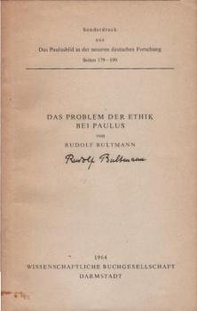 Das Problem der Ethik bei Paulus.
