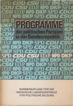 Programme der politischen Parteien in der Bundesrepublik.