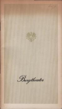 Burgtheater : Programmheft zu Faust. Der Tragödie erster Teil, Donnerstag, 9. September 1976