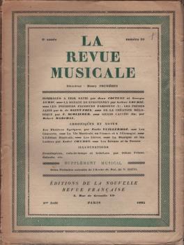 La Revue Musicale. 6 e année., 1925, Numéro 10.