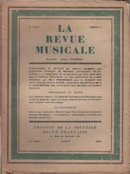 La Revue Musicale. 6 e année., 1925, Numéro 5.