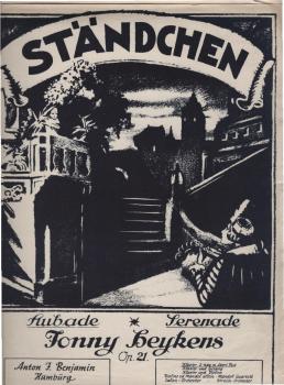 Ständchen. Aubade-Serenade. Klavier 2-hdg. m. überl. Text
