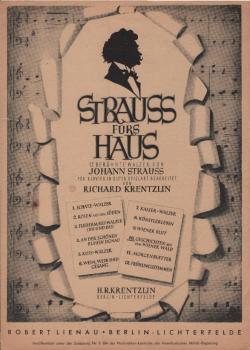 Strauss fürs Haus. 12 Berühmte Walzer von Johann Strauss; Teil: 10. Geschichten aus dem Wiener Wald [Op. 325].