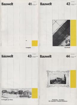 Bauwelt. 79. Jg., 1988, 4 Hefte.