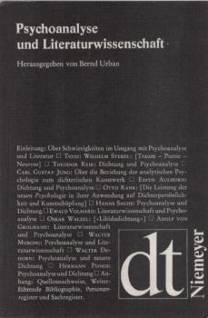 Psychoanalyse und Literaturwissenschaft : Texte z. Geschichte ihrer Beziehungen.