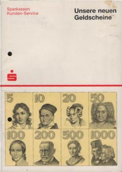 Unsere neuen Geldscheine.
