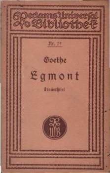 Egmont : ein Trauerspiel in fünf Aufzügen.