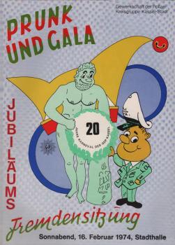 Prunk- und Gala - Jubiläumsfremdensitzung der Gewerkschaft der Polizei Kreisgruppe Kassel - Stadt. 20 Jahre Karneval der GDP Kassel.