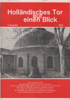 Holländisches Tor auf einen Blick. 4. Ausgabe, 1973.