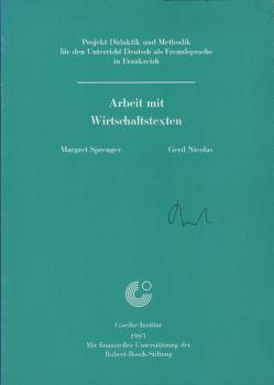Arbeit mit Wirtschaftstexten.