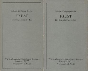 Faust. Der Tragödie Erster und Zweiter Teil. Kommentare. 3 Bde.
