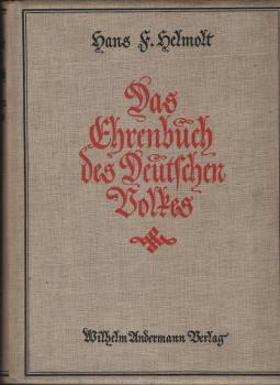 Das Ehrenbuch des deutschen Volkes.