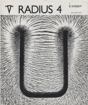 Radius. Die Kulturzeitschrift zum Weiter-Denken. Eine Viertelsjahreszeitschrift. 22. Jahrgang, November 1977, Heft 4.
