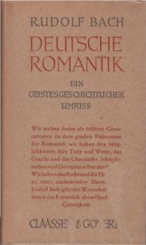 Deutsche Romantik : Ein geistesgeschichtlicher Umriss.