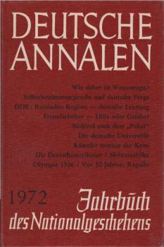 Deutsche Annalen; Teil: Jahr 1. 1972.
