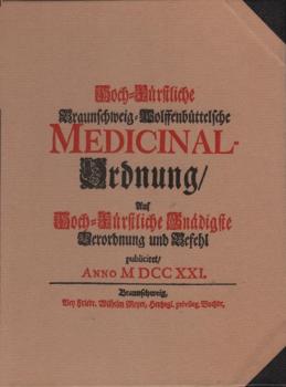 Medicinal-Ordnung von 1721
