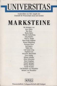 Marksteine : Universitas, Sondered. zur 500. Ausg. d. Zs. für Wiss., Kunst u. Literatur.