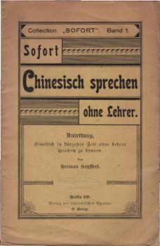Sofort Chinesisch sprechen ohne Lehrer : Anleitung in kürzester Zeit ohne Lehrer sprechen zu können.