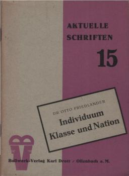 Individuum, Klasse und Nation.