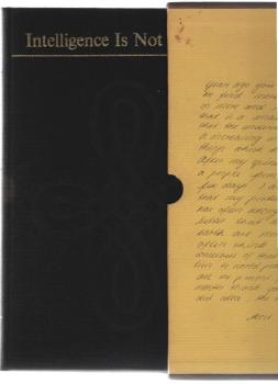 Intelligence is not enough the story of my first forty years and of the early years of the Experiment in International Living.