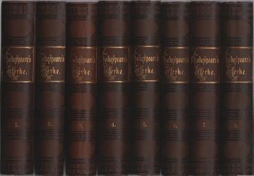 Shakespeare's dramatische Werke (in 8 Bänden). Erste Illustrierte Ausgabe.