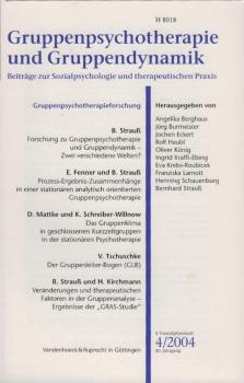 Gruppenpsychotherapie und Gruppendynamik. Beiträge zur Sozialpsychologie und therapeutischen Praxis. Heft 4/ 2004, 40. Jahrgang.