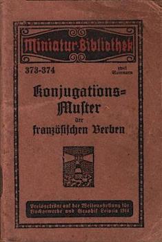 Konjugationsmuster der französischen Verben.