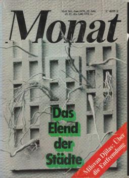 Monat, Heft 261, Juni 1970, 22. Jg.: Das Elend der Städte.