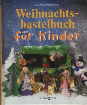 Weihnachtsbastelbuch für Kinder.