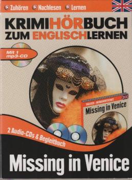 Krimihörbuch zum Englischlernen - Missing in Venice 3 CD Box