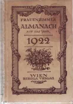 Frauenzimmer-Almanach : auf d. Jahr 1922.