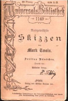 Ausgewählte Skizzen. 3. [drittes] Bändchen