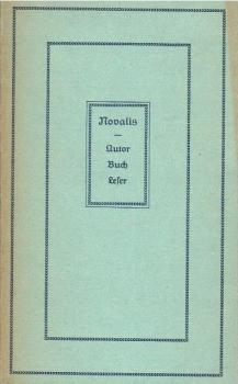 Autor, Buch, Leser.