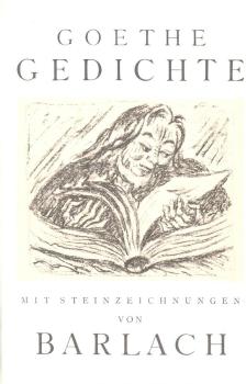 Gedichte. Mit Steinzeichnungen von Ernst Barlach.